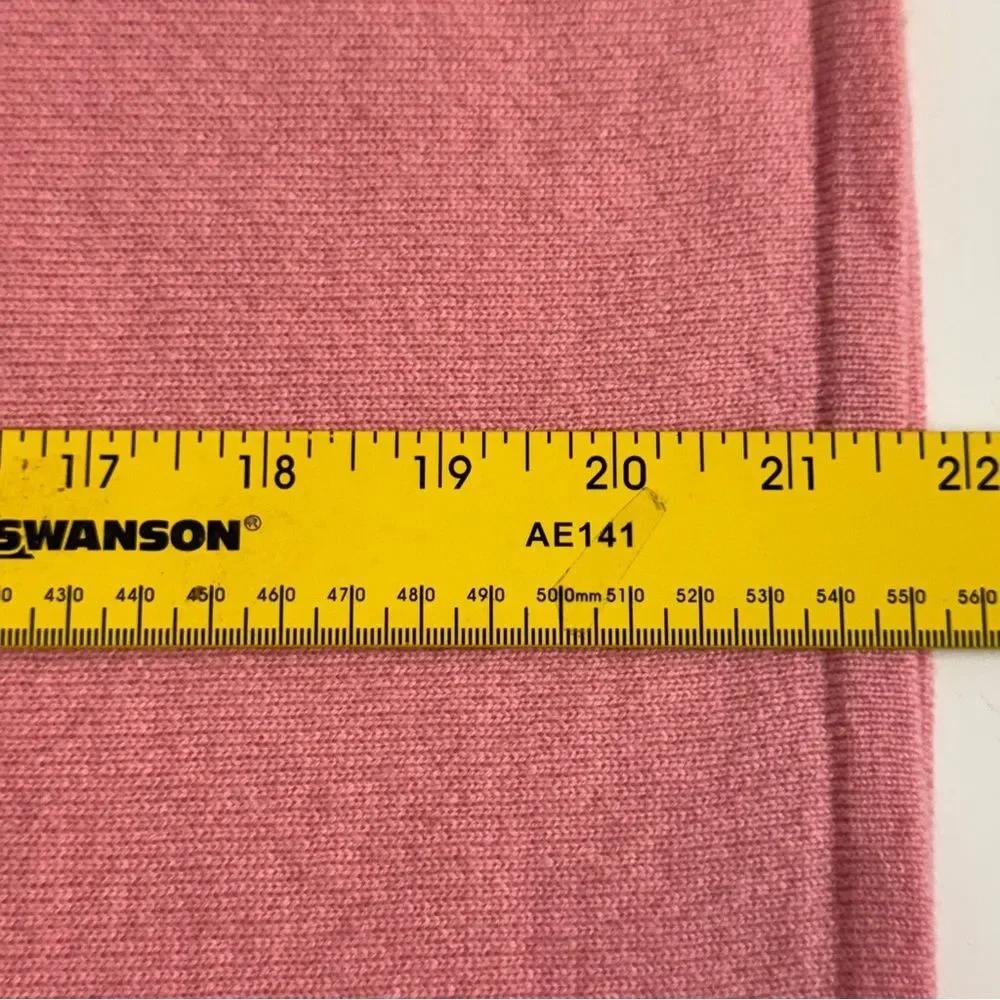 Dana Buchman Pink Cashmere Scoop Neck Sweater M